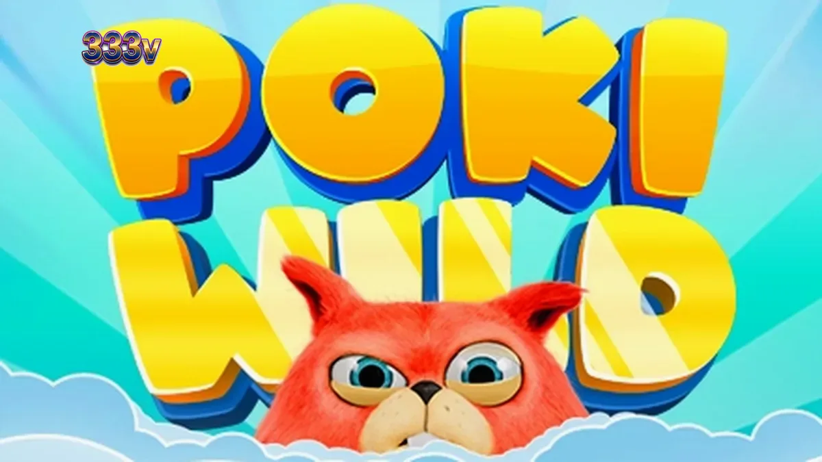 Tampilan visual antarmuka permainan slot Poki Wild