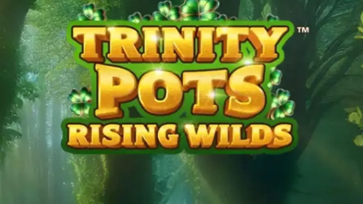 Tampilan visual slot Trinity Pots Rising Wilds dengan tema Irlandia yang ceria